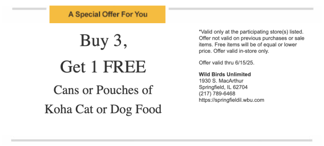 pet food coupon cans