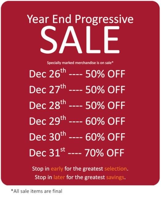Progressive Sale